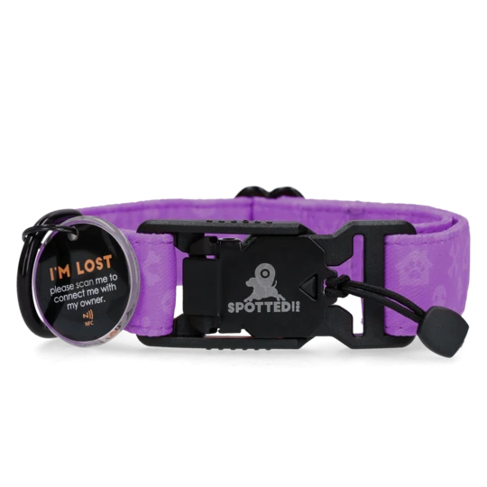 pametna ovratnica spotted pro z magnetnim zapenjanjem in pametnim obeskom pametna ovratnica spotted pro z magnetnim zapenjanjem in pametnim obeskom