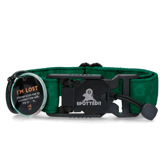 pametna ovratnica spotted pro z magnetnim zapenjanjem in pametnim obeskom pametna ovratnica spotted pro z magnetnim zapenjanjem in pametnim obeskom